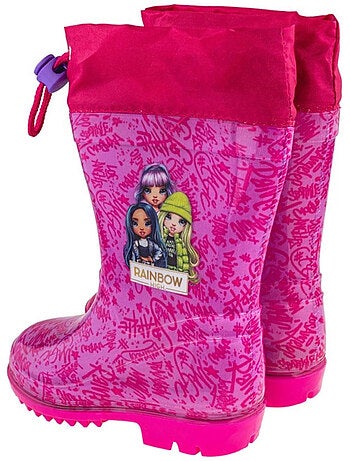 Coqui - Bottes de pluie motif/style Rainbow High PERLETTI