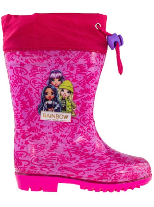 Coqui - Bottes de pluie motif/style Rainbow High PERLETTI - Kiabi Coqui - Bottes de pluie motif/style Rainbow High PERLETTI - Kiabi