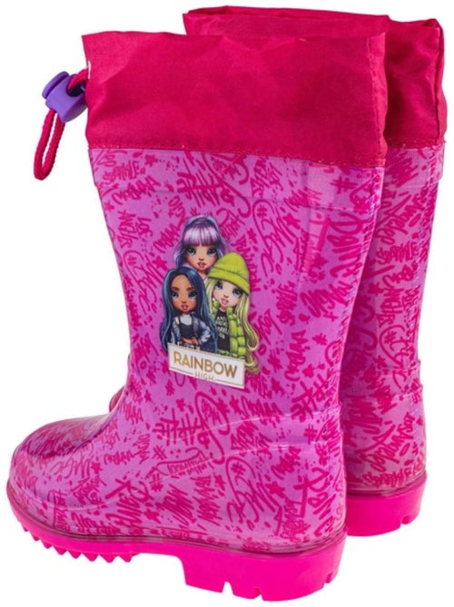 Coqui - Bottes de pluie motif/style Rainbow High PERLETTI - Kiabi Coqui - Bottes de pluie motif/style Rainbow High PERLETTI - Kiabi