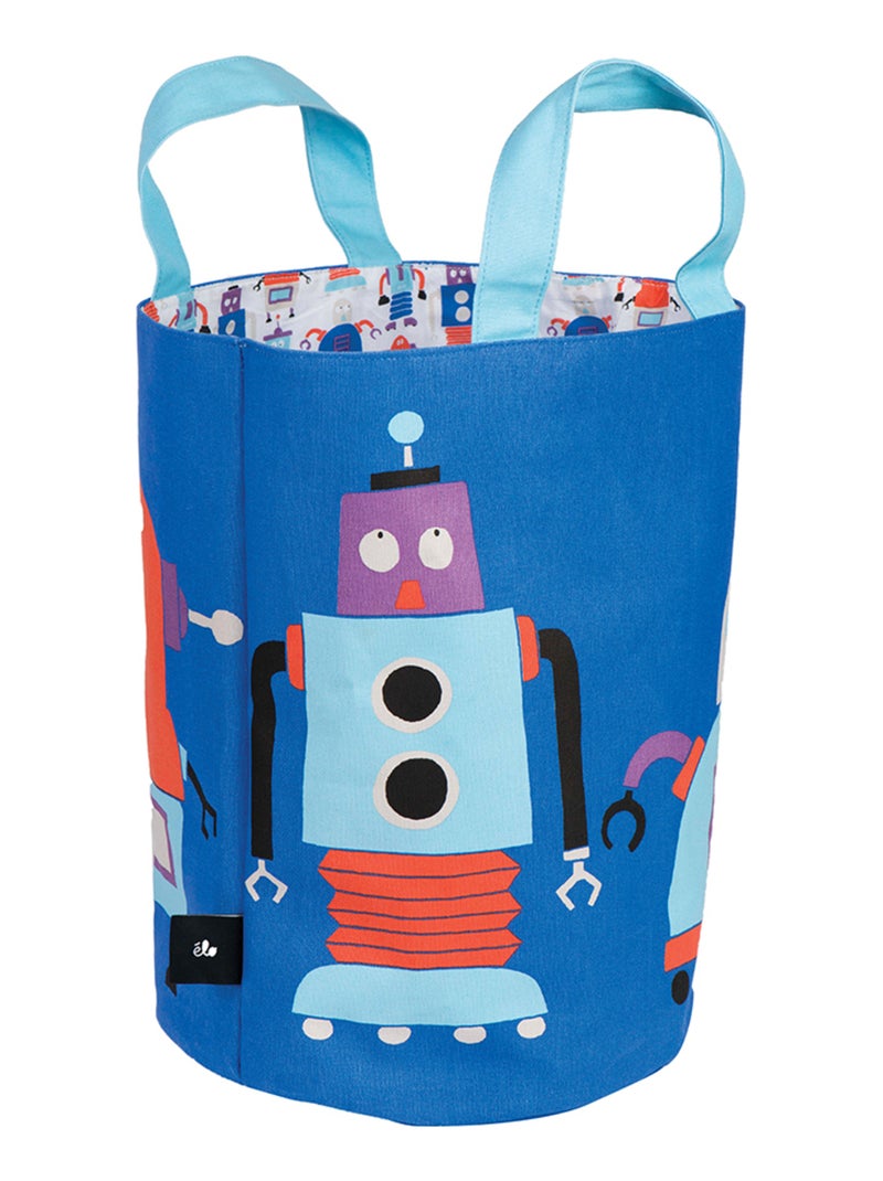 Corbeille À Jouets / Linge Les Robots Bleu - Kiabi