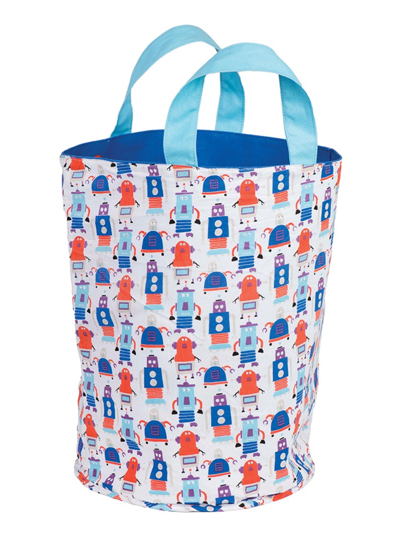 Corbeille À Jouets / Linge Les Robots Bleu - Kiabi