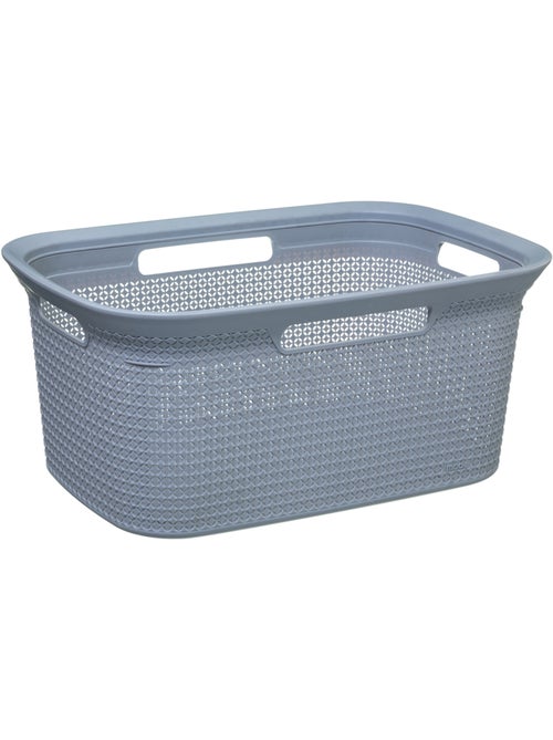 Corbeille à linge 45L avec poignées SCANDI - Kiabi