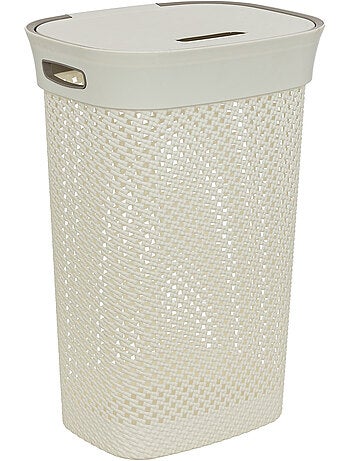 Corbeille à linge 60L avec couvercle