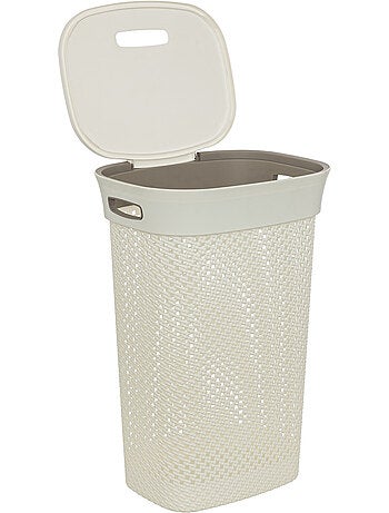 Corbeille à linge 60L avec couvercle