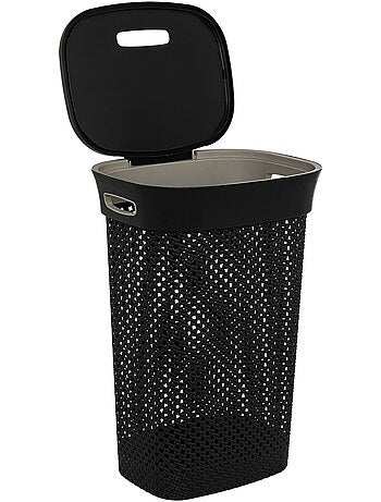 Corbeille à linge 60L avec couvercle
