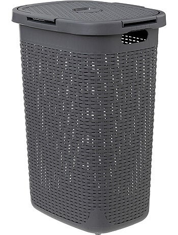 Corbeille à linge 60L avec couvercle RATTAN