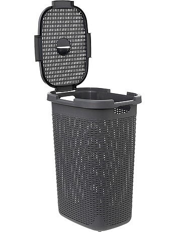 Corbeille à linge 60L avec couvercle RATTAN