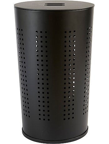 Corbeille à linge aérée en métal 45L GLASS