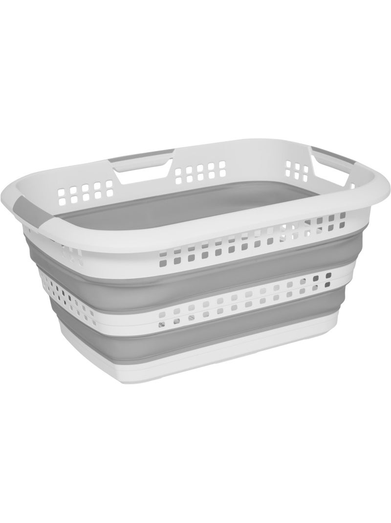 Corbeille à linge pliable 45L HUGGER Gris - Kiabi