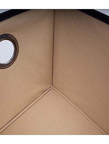 Corbeille Beige En Tissu Avec Oeillet