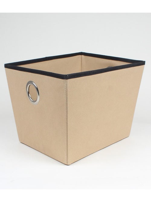 Corbeille Beige En Tissu Avec Oeillet - Kiabi