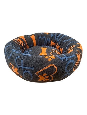 Corbeille chat laine polyester multicolore M50