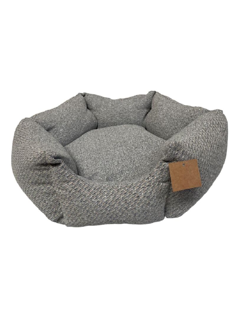 Panier En Feutre WENKO Feli S Avec Broderie - 2,8L - Gris - Rangement Scandinave Élégant