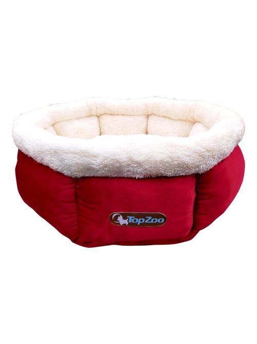 Corbeille pour Chat Velours Souris Rouge M50 - Kiabi