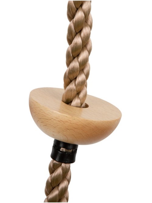 Corde à grimper avec marches en bois - Kiabi