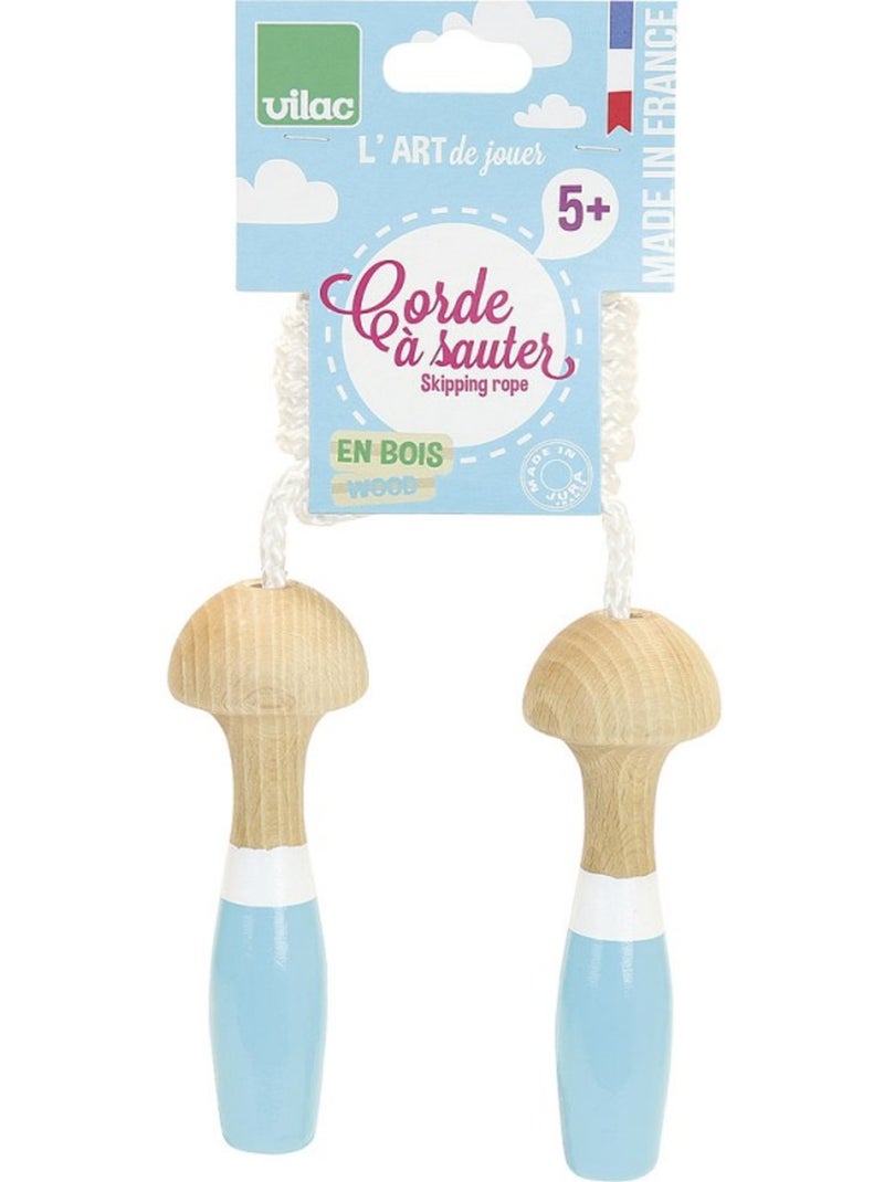 Corde à sauter bicolore Bleu - Kiabi