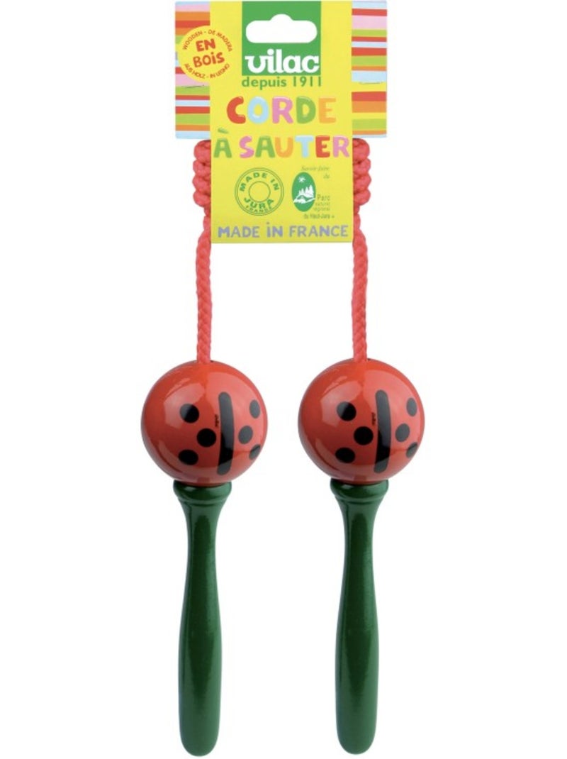 Corde à sauter coccinelle Rouge - Kiabi