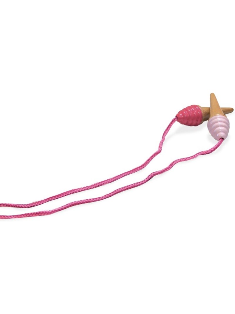 Corde à sauter crème glacée Rose - Kiabi