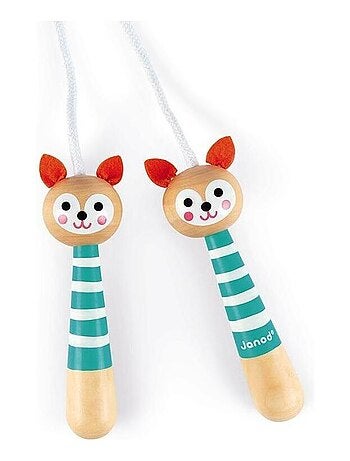 Corde A Sauter En Bois Renard