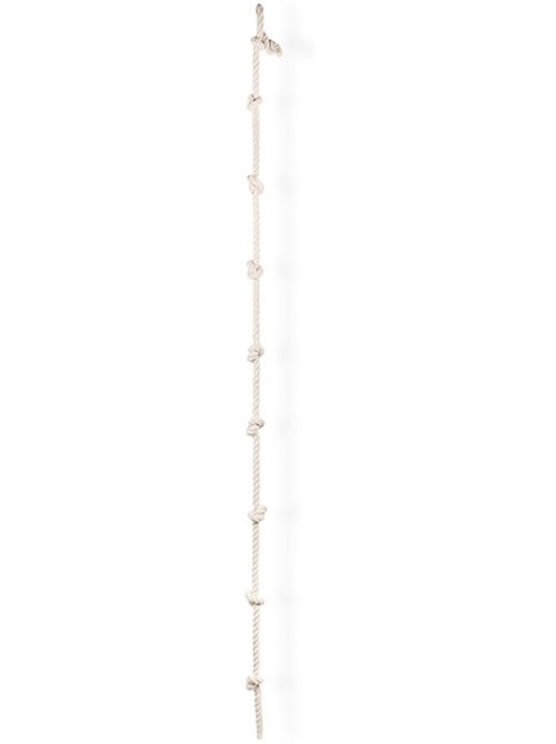 Corde d’escalade enfant MAMOI – 245 cm coton 100 % éco, sans métal, charge 50 kg - Kiabi