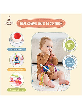 Cordons à tirer - Jouet d'éveil | SUPERBE BEBE