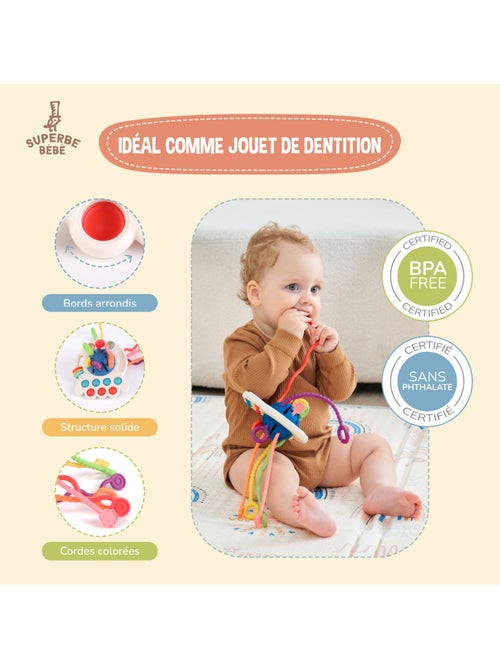 Cordons à tirer - Jouet d'éveil | SUPERBE BEBE - Kiabi
