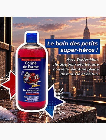 Corine de farme - bain moussant spiderman