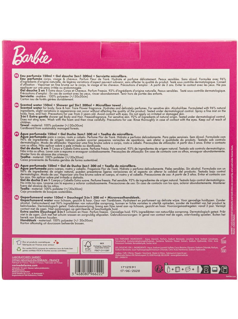 Corine de farme - coffret barbie corine de farme Blanc Multicolore - Kiabi