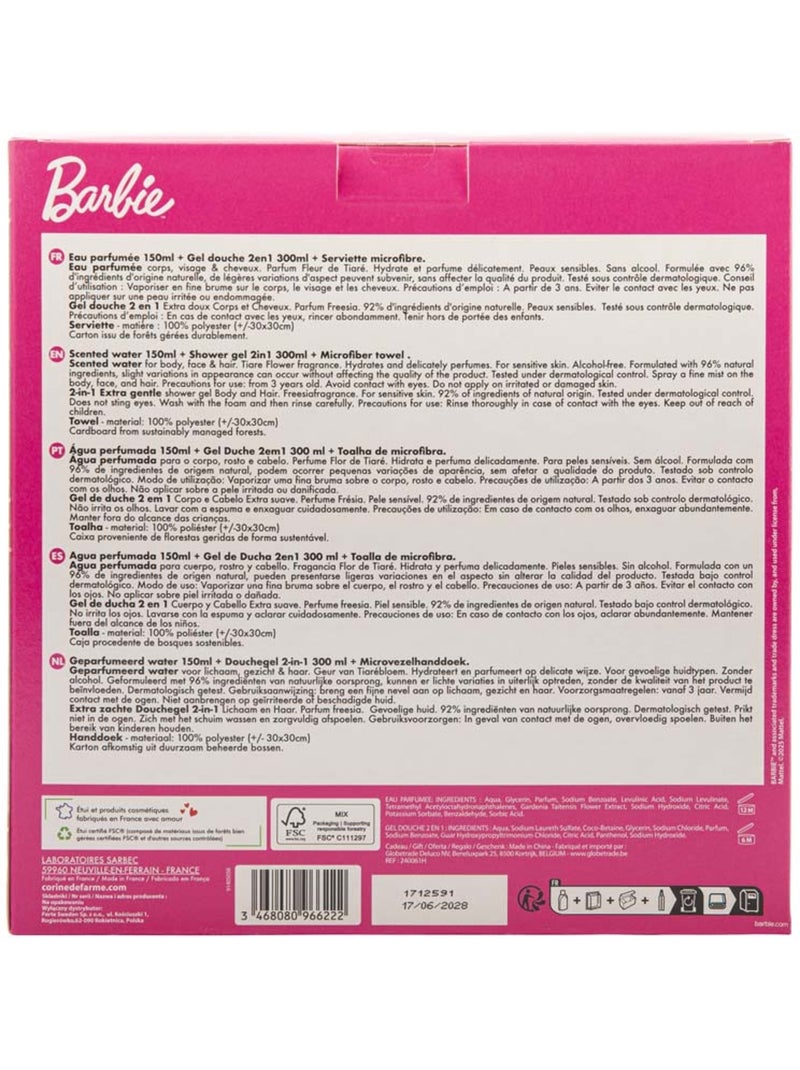 Corine de farme - coffret barbie corine de farme Blanc Multicolore - Kiabi