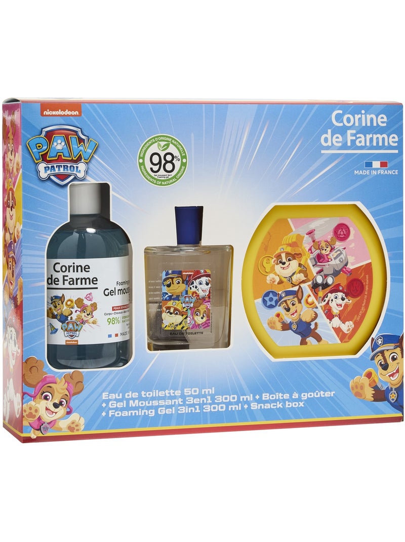 Corine de farme - coffret pat patrouille - parfum + boîte à gouter Blanc Multicolore - Kiabi