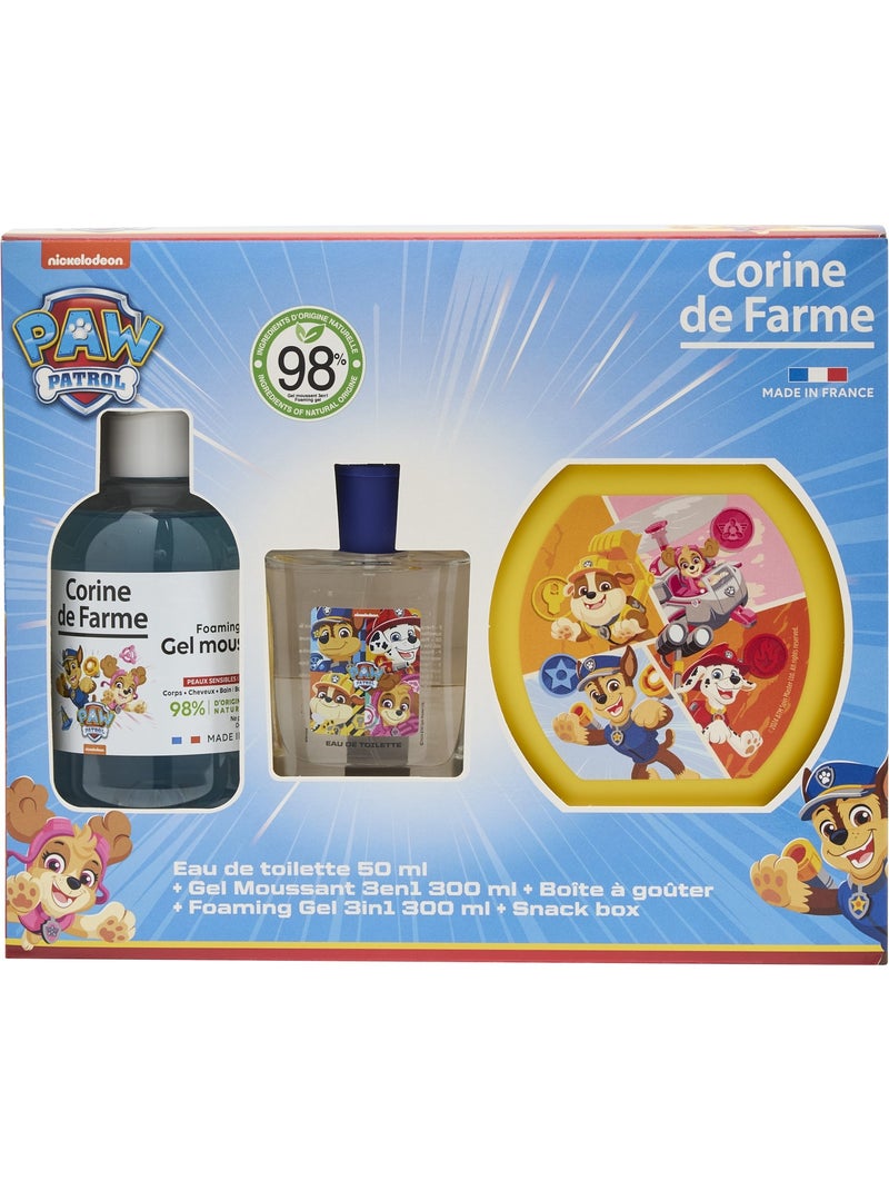 Corine de farme - coffret pat patrouille - parfum + boîte à gouter Blanc Multicolore - Kiabi