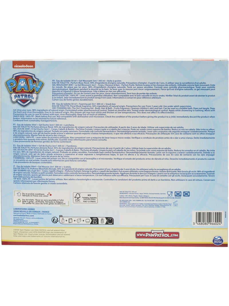 Corine de farme - coffret pat patrouille - parfum + boîte à gouter Blanc Multicolore - Kiabi