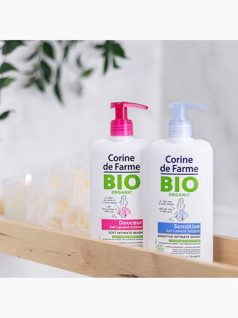 Corine de farme - duo gels lavants intime bio Blanc Multicolore - Kiabi