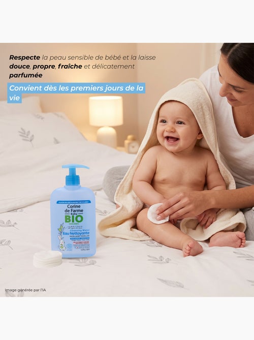 Corine de farme - eau nettoyante micellaire parfumée bébé bio - Kiabi