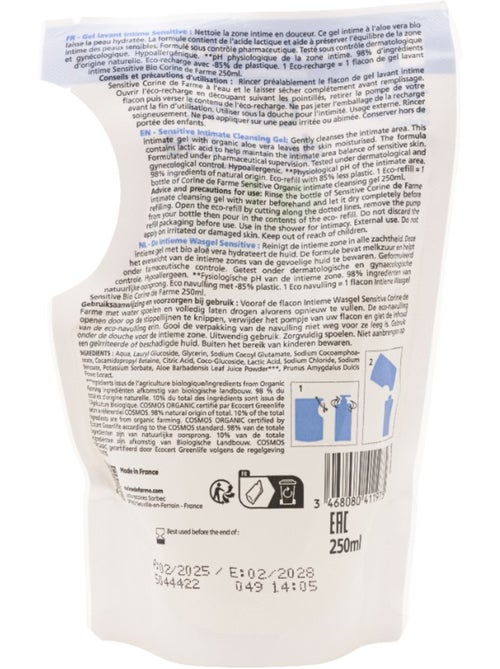Corine de farme - eco-recharge gel lavant sensitive bio - Kiabi Corine de farme - eco-recharge gel lavant sensitive bio - Kiabi