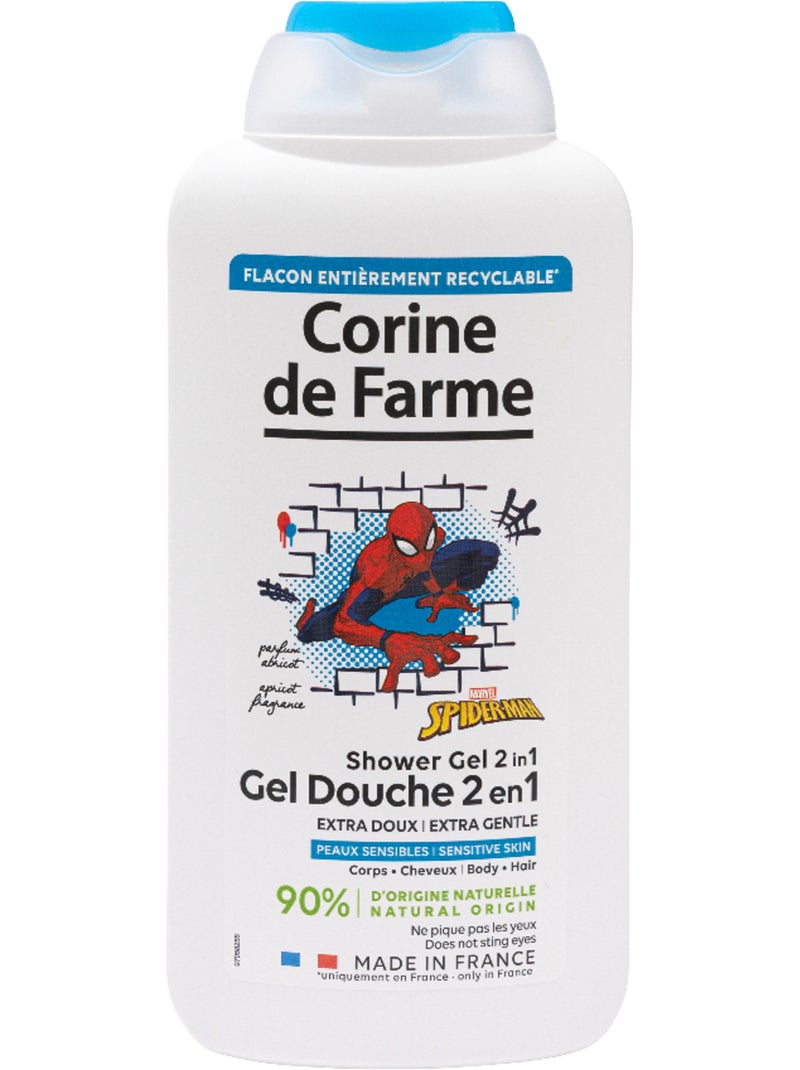 Corine de farme - gel douche 2en1 spiderman Blanc Multicolore - Kiabi