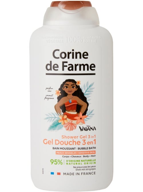 Corine de farme - gel douche 3en1 corps, cheveux et bain vaiana - Kiabi Corine de farme - gel douche 3en1 corps, cheveux et bain vaiana - Kiabi