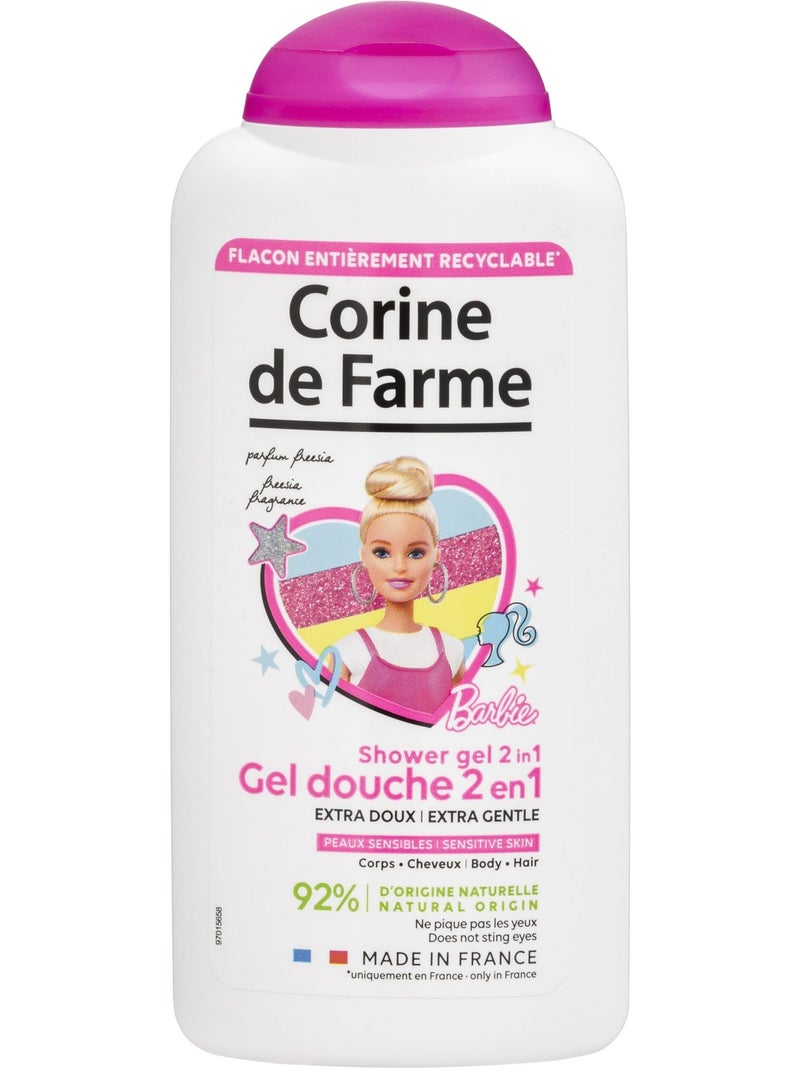 Corine de farme - gel douche extra doux corps et cheveux barbie Blanc Multicolore - Kiabi