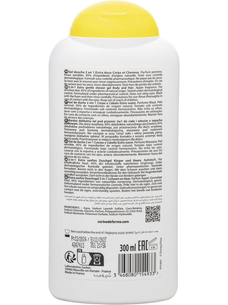 Corine de farme - gel douche extra doux corps et cheveux cars Blanc Multicolore - Kiabi