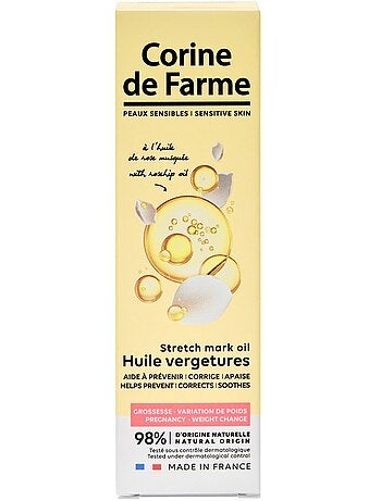 Corine de farme - huile anti-vergetures