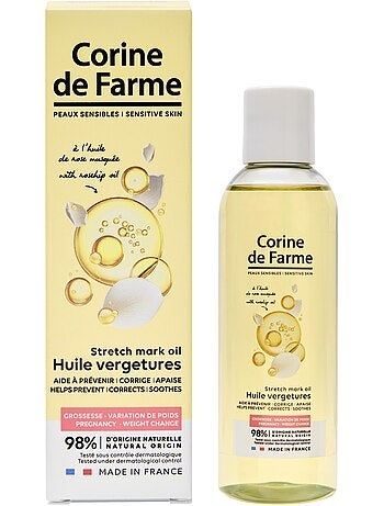 Corine de farme - huile anti-vergetures