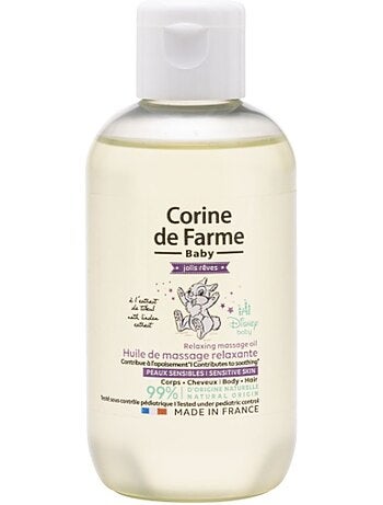 Corine de farme - huile de massage relaxante au tilleul