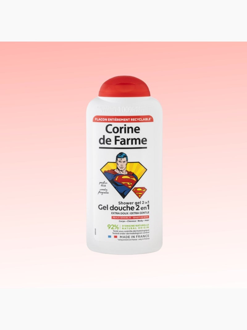 Corine de farme - set superman – le héros du quotidien Blanc Multicolore - Kiabi