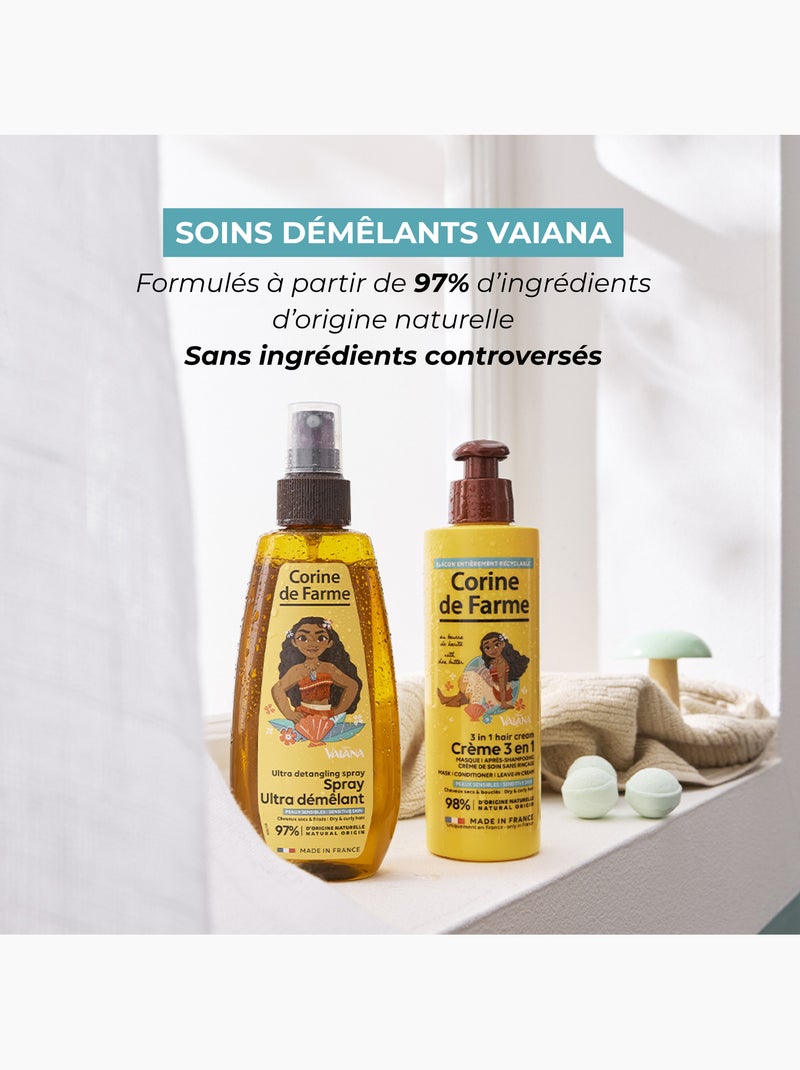 Corine de farme - spray ultra démêlant disney vaiana Blanc Multicolore - Kiabi