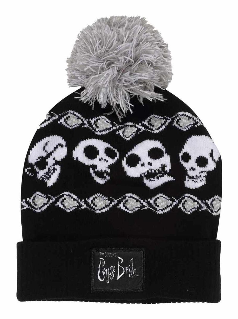 Corpse Bride - Bonnet SKELETON BAND Noir - Kiabi