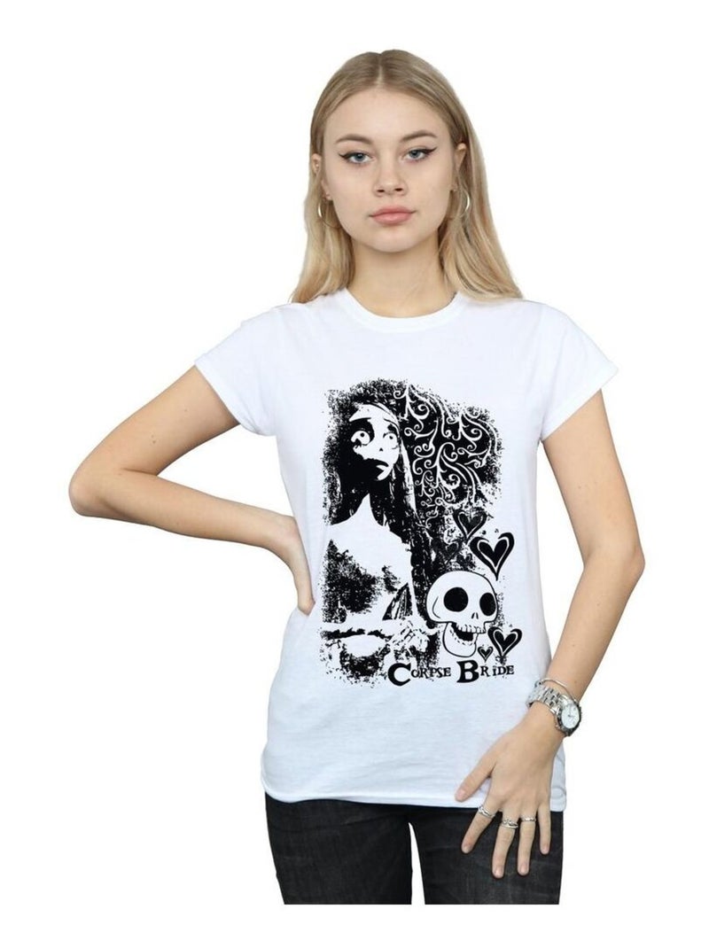 Corpse Bride - T-shirt Blanc - Kiabi