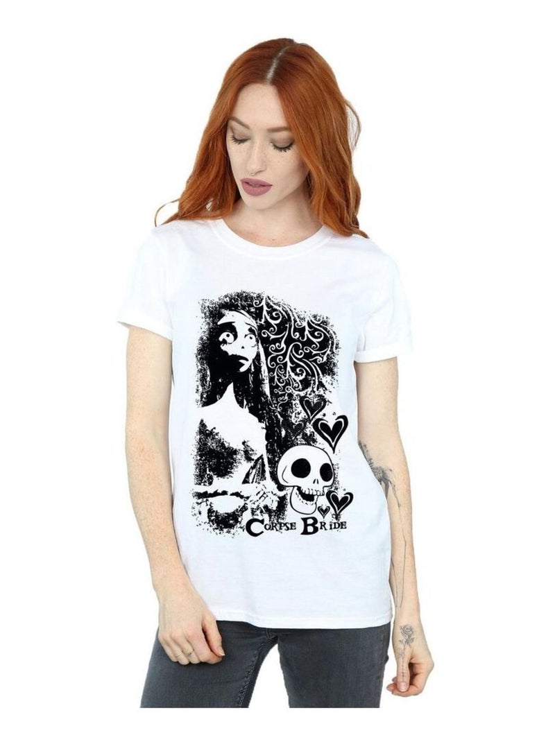 Corpse Bride - T-shirt Blanc - Kiabi