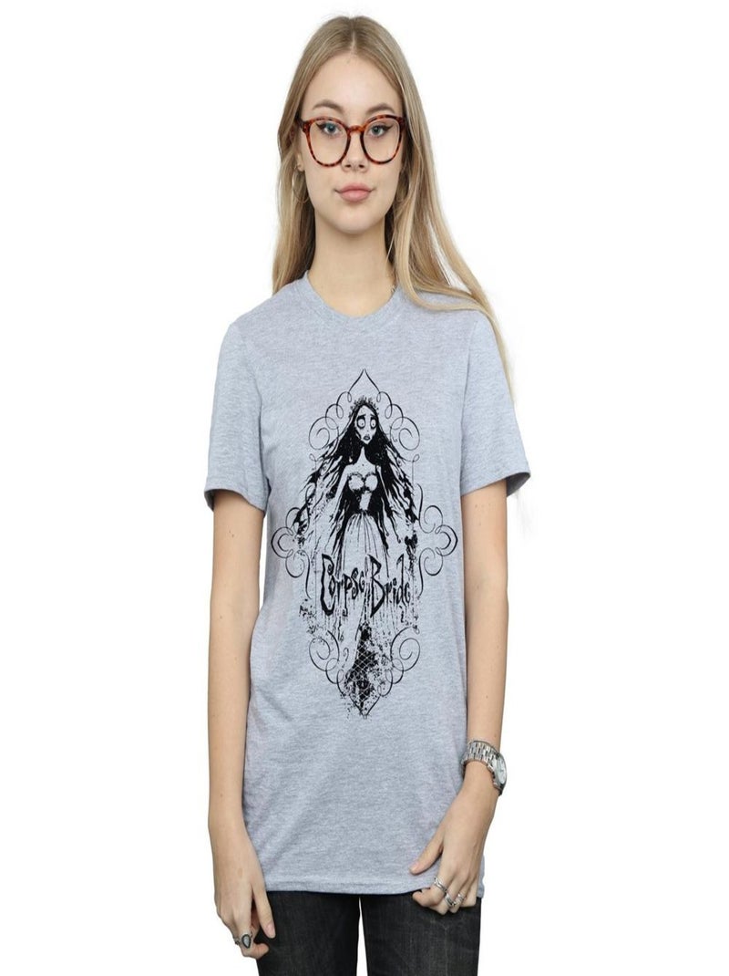 Corpse Bride - T-shirt Gris chiné - Kiabi