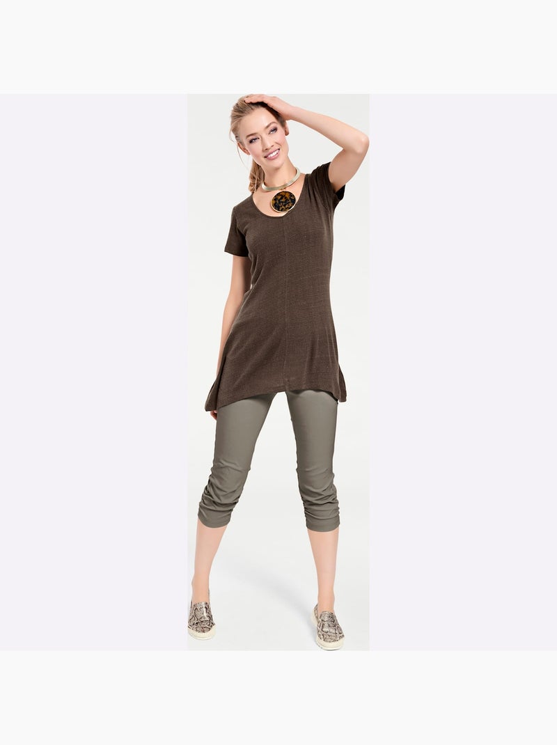 Corsaire - Taille Standard - Helline Vert olive - Kiabi