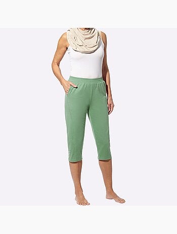 Corsaire avec ceinture élastique et motif imprimé brillant - taille standard - moda vilona